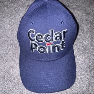 Cedar Point * Baseball Hat Navy Blue * Fitted * Large / XL * Cap * New Era
